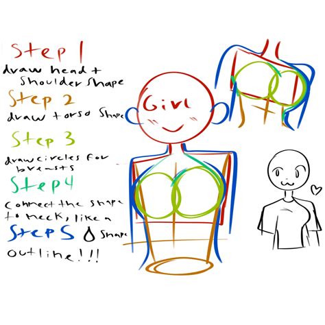 boobs drawing|How to draw breasts (x/post from nsfw) : r/learnart .